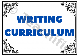 Preview image for The Four W’s of Writing posters: Writing Curriculum