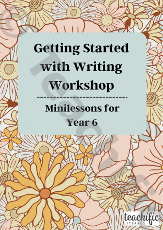 Preview image for Getting Started with the Writing Workshop, Yr 6