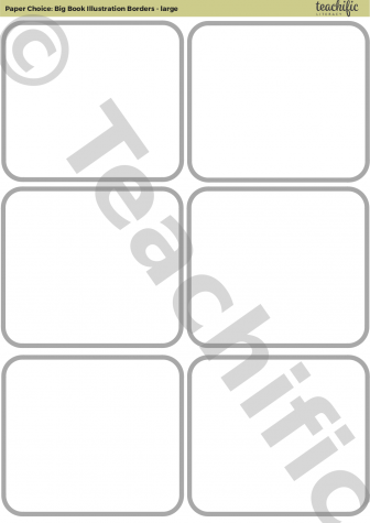Preview image for Paper Choice: Big Book Illustration borders - small