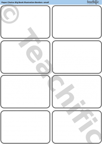 Preview image for Paper Choice: Big Book illustration borders - large