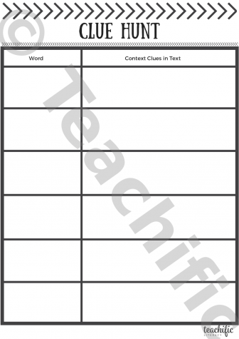 Preview image for Vocabulary Exploration - Clue Hunt 2