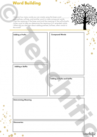 Preview image for Word Building - Choose Your Own Word