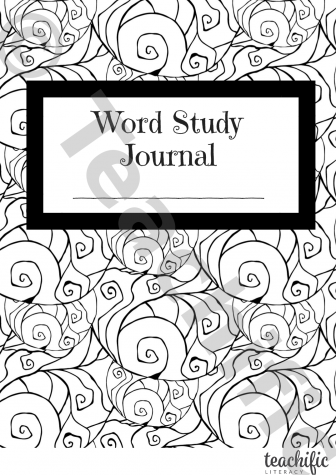Book Covers: Word Study Journal Cover Hot Air Balloon | Teachific