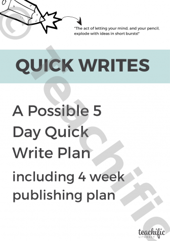 Quick Writes: Prompts - The Storyteller | Teachific