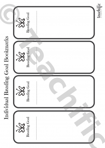 Preview image for Reading Goal Bookmarks: Individual: Butterfly Yr 2-4