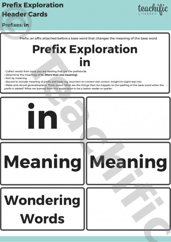 Preview image for Prefix Explorations: in