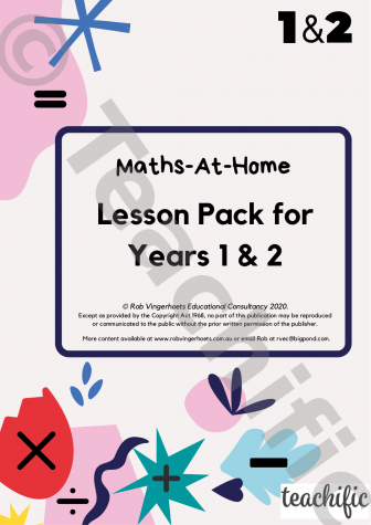 Preview image for Maths at Home Lesson Pack - Yrs 1 and 2