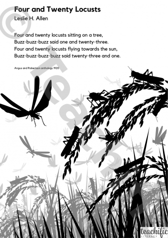 Preview image for Poem: Four and Twenty Locusts
