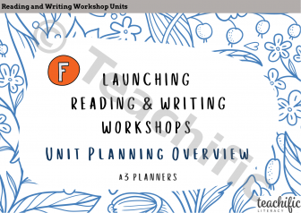 Preview image for Unit Planning Overview: Launching the R & W Workshop Yr F