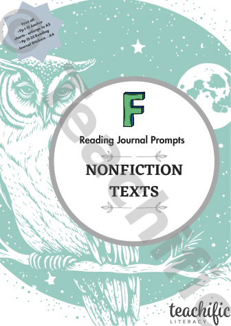 Preview image for Reading Journal Prompts - Nonfiction Texts, Yr F