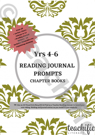 Preview image for Reading Journal Prompts - Chapter Books, Yrs 4-6