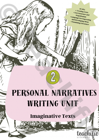 Preview image for Personal Narratives Writing Unit, Yr 2
