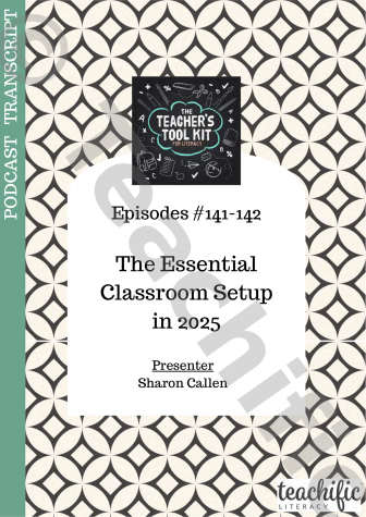 Preview image for Podcast transcript Ep 141-142: The Essential Classroom Setup in 2025