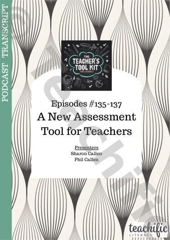 Preview image for Podcast Transcript, Ep 135-137 - A New Assessment Tool for Teachers 