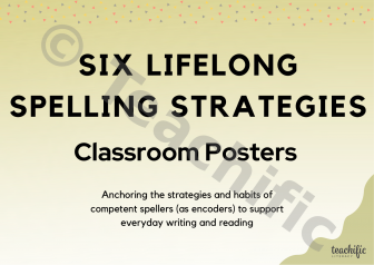 Preview image for Six Lifelong Spelling Strategies - Classroom Posters, Yrs F-6