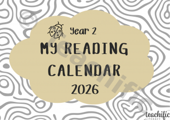 Preview image for My Reading Calendar 2026, Yr 2