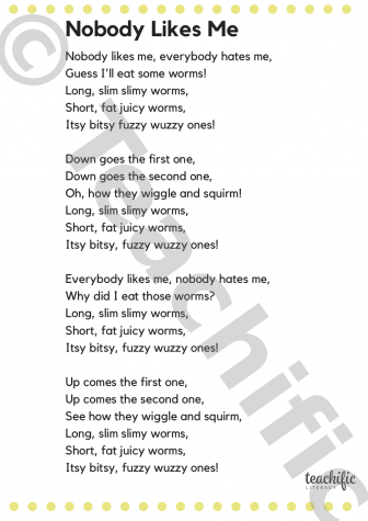 Preview image for Poems: Nobody Likes Me, K-3