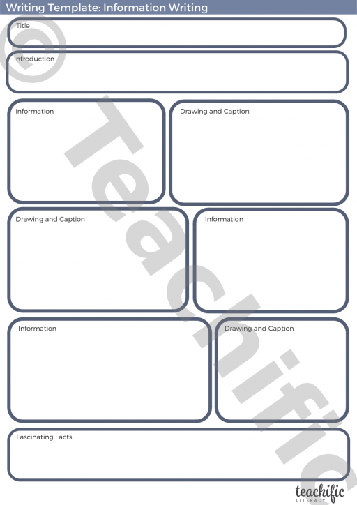 Writing Templates: Information Writing 1 | Teachific