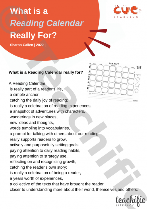 What is a Reading Calendar really for? | Teachific