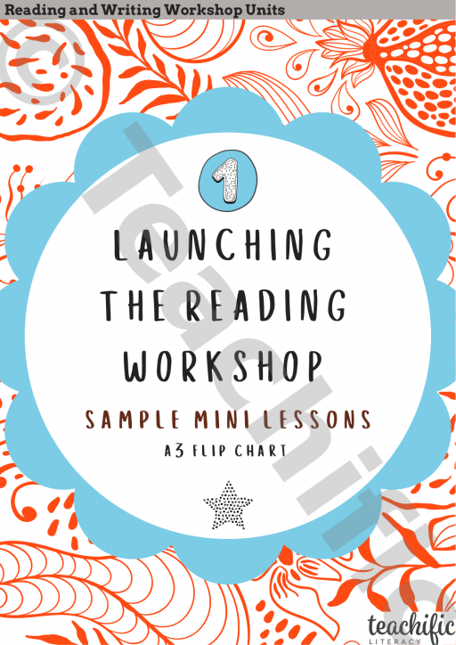 Launching The Reading Workshop Sample Mini Lessons Flip Chart Yr 1