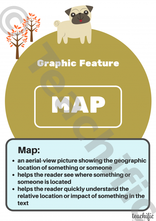Non Fiction Poster: Graphic Feature, Yrs 3-6 - Map | Teachific