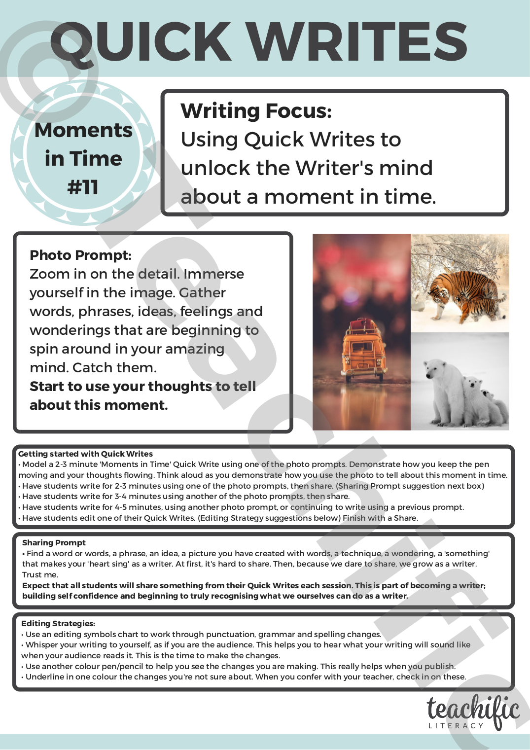 moment in time creative writing