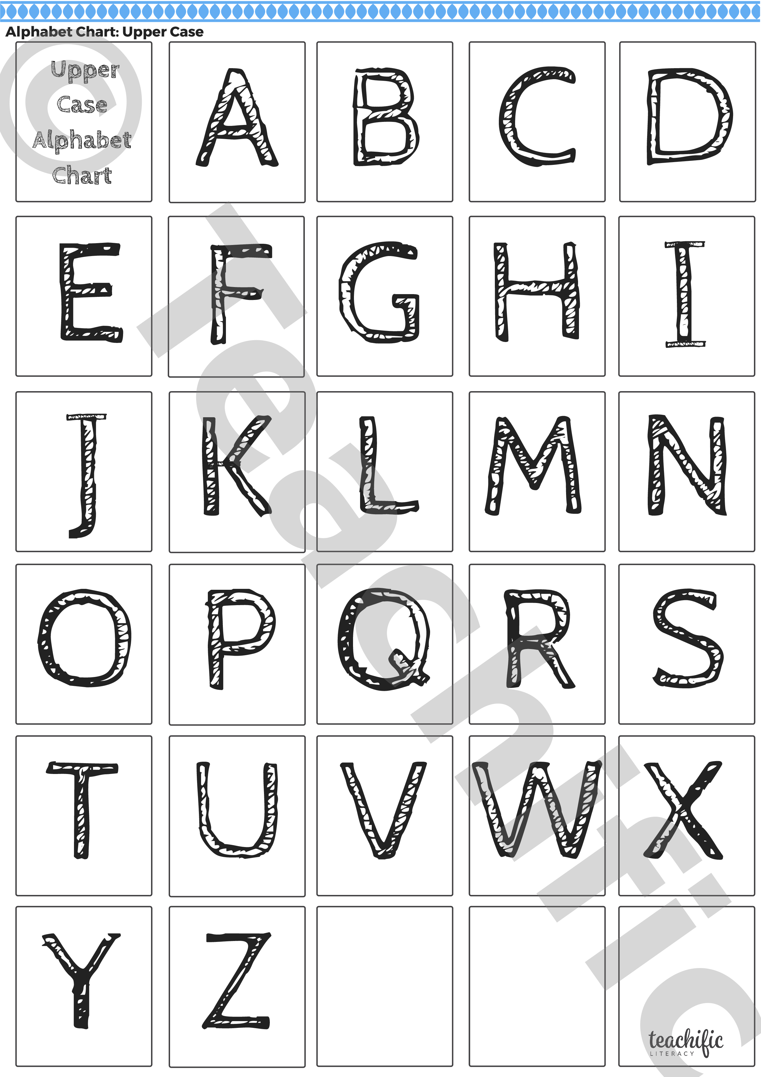Alphabet Chart With Pictures Pdf