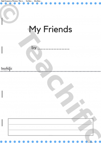 Preview image for Mini-Book Lined and Blank: My Friends