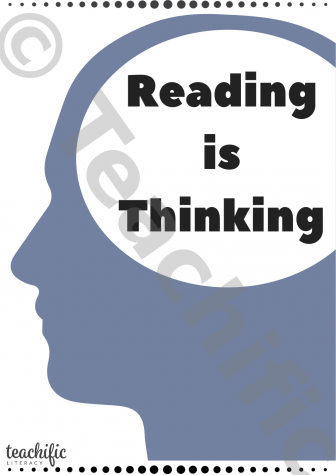 Preview image for Reading Quotes: Reading is Thinking