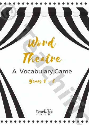 Preview image for Word Theatre Collection: A Vocabulary Game