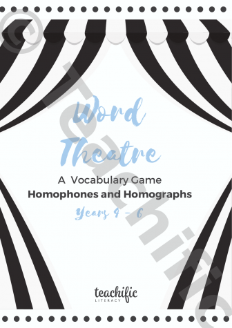 Preview image for Word Theatre: Homophones, Homographs