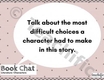 Preview image for Book Chats: Character Difficult Choices
