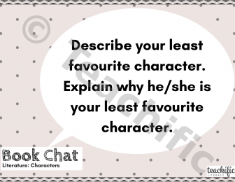 Preview image for Book Chats: Least Favourite Character