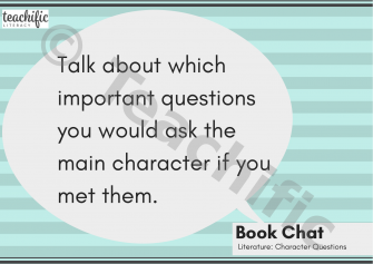 Preview image for Book Chats: Important Character Questions