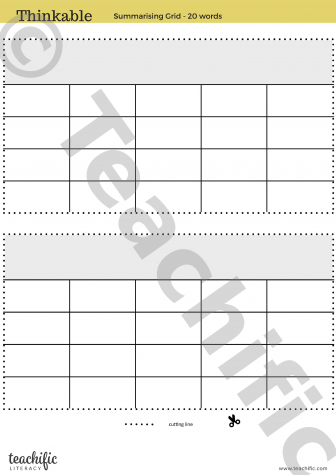 Preview image for Thinkable: Summarising Grids