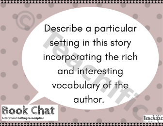Preview image for Book Chats: Setting Description