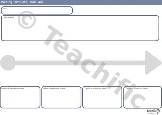 Preview image for Writing Templates: Time Line