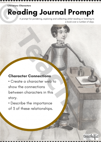 Preview image for Reading Journal Prompts: Character Connections