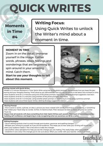 Preview image for Quick Writes: Moments in Time #4