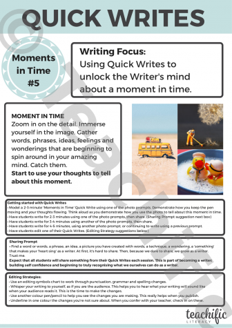 Preview image for Quick Writes: Moments in Time #5