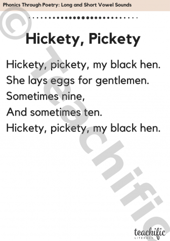 Preview image for Phonics Through Poetry: Hickety, Pickety