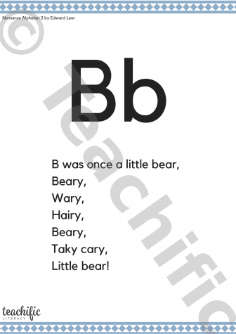 Preview image for Poems: B Was Once a Little Bear, K-2