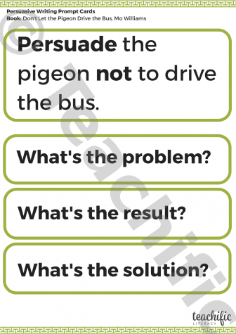 Preview image for Persuasive Writing Devices: Prompt Cards - Problem, Result, Solution