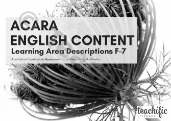 Preview image for ACARA English Content F-7