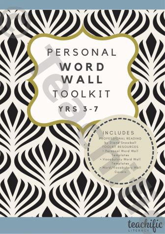 Preview image for Personal Word Wall Toolkit 3-7