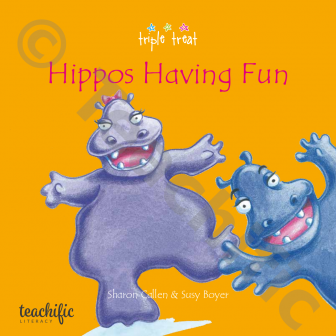 Preview image for Triple Treat Text - Hippos Having Fun