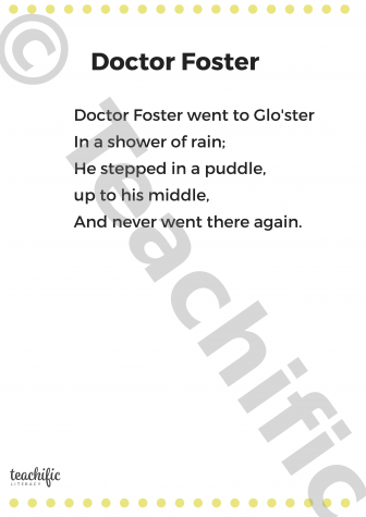 Preview image for Poems: Doctor Foster, K-3