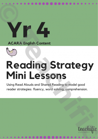 Preview image for Reading Strategy Mini Lessons - Yr 4