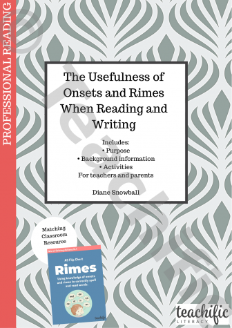 Preview image for The Usefulness of Onsets and Rimes When Reading and Writing