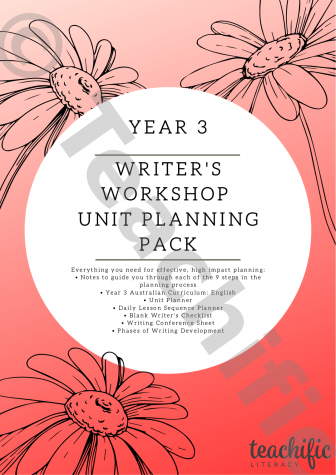 Preview image for Writer's Workshop Unit Planning Pack - Year 3
